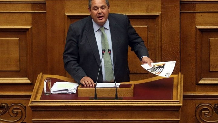 Απορρίφθηκε η πρόταση για σύσταση Εξεταστικής Επιτροπής για τον Πάνο Καμμένο